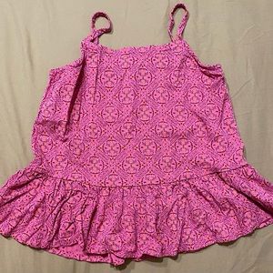 Colorful Planet pink girl's summer top size small NWOT